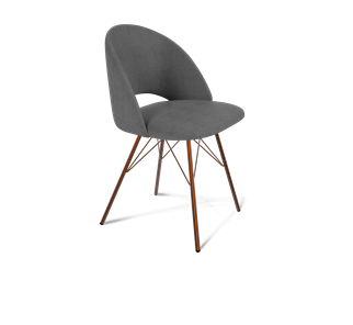 Обеденный стул SHT-ST34 / SHT-S37 (платиново-серый/медный металлик) в Саратове