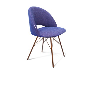Обеденный стул SHT-ST34 / SHT-S37 (синий мираж/медный металлик) в Энгельсе