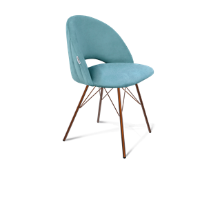 Обеденный стул SHT-ST34-1 / SHT-S37 (голубая пастель/медный металлик) в Саратове
