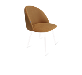 Обеденный стул SHT-ST35 / SHT-S95-1 (горчичный/белый муар) в Саратове