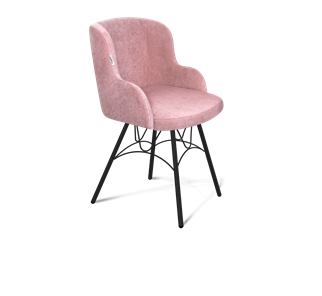 Обеденный стул SHT-ST39 / SHT-S100 (пыльная роза/черный муар) в Энгельсе