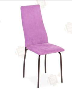 Кухонный стул Волна, каркас металл коричневый, инфинити фиолетовый в Саратове