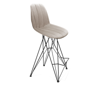 Полубарный стул SHT-ST29-С22 / SHT-S66-1 (лунный камень/черный муар) в Саратове