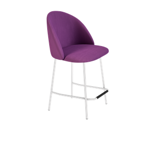 Полубарный стул SHT-ST35 / SHT-S29P-1 (ягодное варенье/белый муар) в Саратове