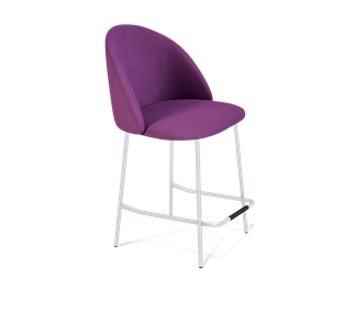 Полубарный стул SHT-ST35 / SHT-S29P-1 (ягодное варенье/хром лак) в Саратове