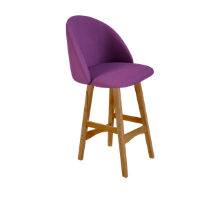 Полубарный стул SHT-ST35 / SHT-S65-1 (ягодное варенье/светлый орех) в Саратове