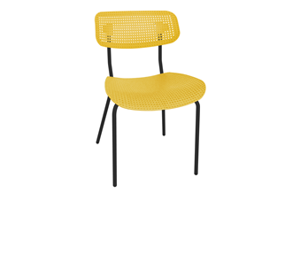 Кухонный стул SHT-ST85/SB85/S85M (желтый/черный муар) в Саратове