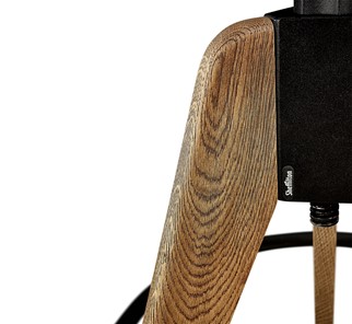 Барный стул SHT-ST29-C12/S92 (ежевичное вино/брашированный коричневый/черный муар) в Саратове - предосмотр 6