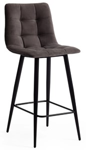 Кухонный полубарный стул CHILLY (mod. 7095пб) 55х44х94 темно-серый barkhat 14/черный арт.19657 в Саратове