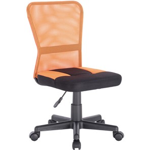 Кресло Brabix Smart MG-313 (без подлокотников, комбинированное, черное/оранжевое) 531844 в Энгельсе
