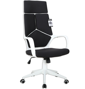 Офисное кресло Brabix Premium Prime EX-515 (пластик белый, ткань, черное) 531812 в Саратове