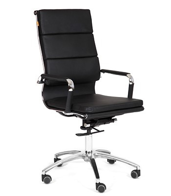 Кресло офисное CHAIRMAN 750 экокожа черная в Саратове - изображение