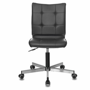 Офисное кресло Brabix Stream MG-314 (без подлокотников, пятилучие серебристое, экокожа, черное) 532077 в Энгельсе
