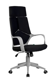 Кресло компьютерное Riva Chair 8989 (Черный/серый) в Саратове