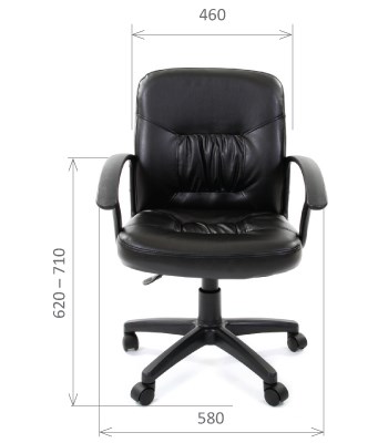 Офисное кресло CHAIRMAN 651 ЭКО коричневое в Энгельсе - изображение 1