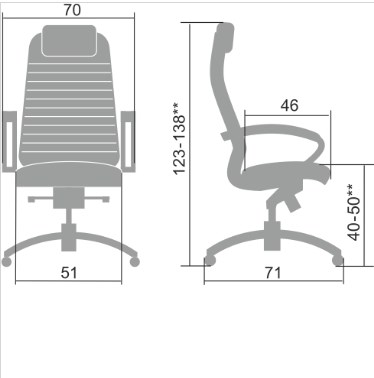 Офисное кресло Samurai KL-1.041 черный в Энгельсе - изображение 1