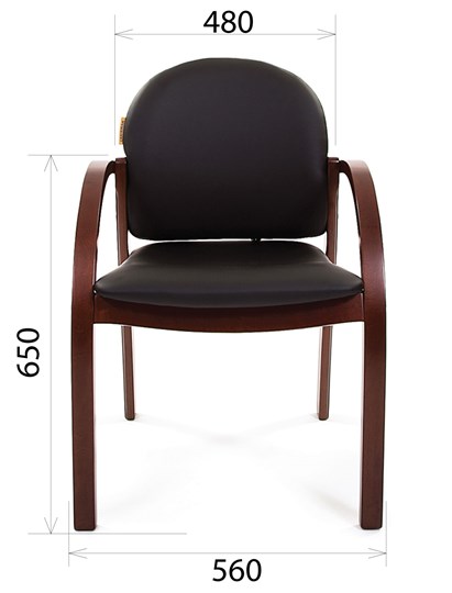 Кресло офисное CHAIRMAN 659 Экокожа черная в Саратове - изображение 1