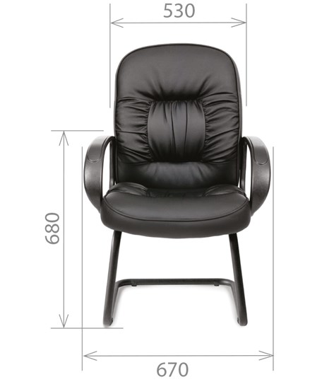 Кресло CHAIRMAN 416V экокожа черная в Энгельсе - изображение 1