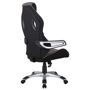 Компьютерное кресло Brabix Techno GM-002 (ткань, черное/серое, вставки белые) в Саратове - предосмотр 2