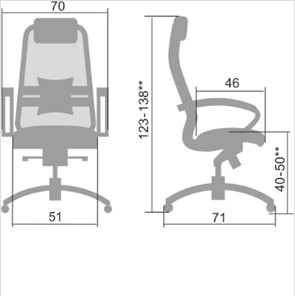 Офисное кресло Samurai SL-1.04, темно-бордовый в Саратове - предосмотр 1