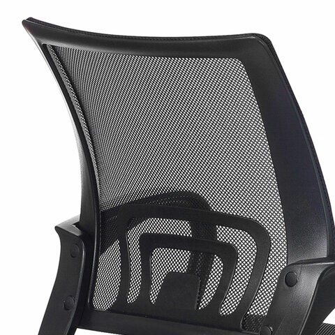 Кресло офисное Brabix Fly MG-396 (с подлокотниками, сетка, черное) 532083 в Саратове - изображение 6