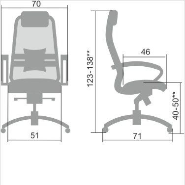 Офисное кресло Samurai SL-1.04, бежевый в Саратове - изображение 1