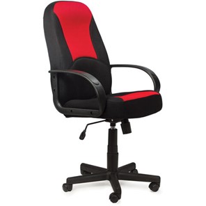 Кресло офисное BRABIX "City EX-512", ткань черная/красная, TW, 531408 в Саратове