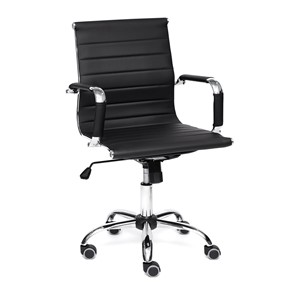 Компьютерное кресло URBAN-LOW кож/зам, черный, арт.14460 в Саратове