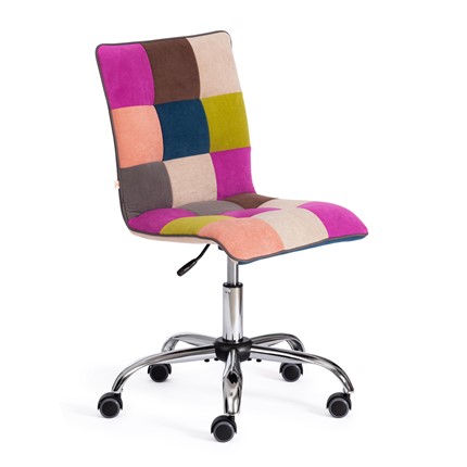 Компьютерное кресло ZERO (спектр) ткань, флок, цветной арт.15370 в Саратове - изображение