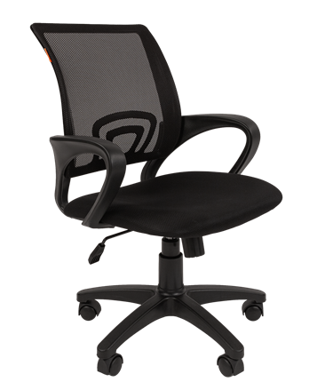 Кресло CHAIRMAN 696 black Сетчатый акрил DW62 черный в Энгельсе - изображение