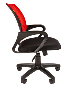 Компьютерное кресло CHAIRMAN 696 black Сетчатый акрил DW69 красный в Энгельсе - предосмотр 1