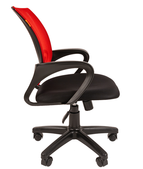 Компьютерное кресло CHAIRMAN 696 black Сетчатый акрил DW69 красный в Саратове - изображение 1