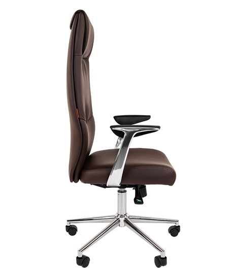 Офисное кресло CHAIRMAN Vista Экокожа премиум коричневая (vista) в Энгельсе - изображение 4