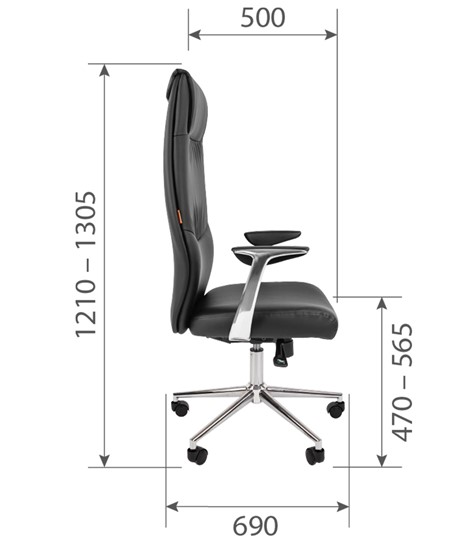 Офисное кресло CHAIRMAN Vista Экокожа премиум коричневая (vista) в Энгельсе - изображение 6
