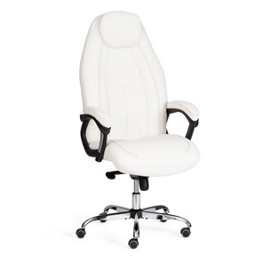Кресло BOSS Lux, кож/зам, белый, арт.21152 в Саратове