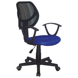 Кресло компьютерное Brabix Flip MG-305 (ткань TW, синее/черное) 531919 в Энгельсе