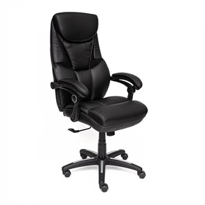Кресло компьютерное CAMBRIDGE кож/зам/ткань, черный/черный , 36-6/11 арт.12756 в Саратове