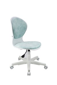 Кресло компьютерное Chair 1139 FW PL White, Голубой в Саратове