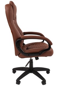 Компьютерное кресло CHAIRMAN 432, экокожа, цвет коричневый в Саратове - предосмотр 4