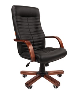 Кресло офисное CHAIRMAN 480 WD, экокожа, цвет черный в Энгельсе