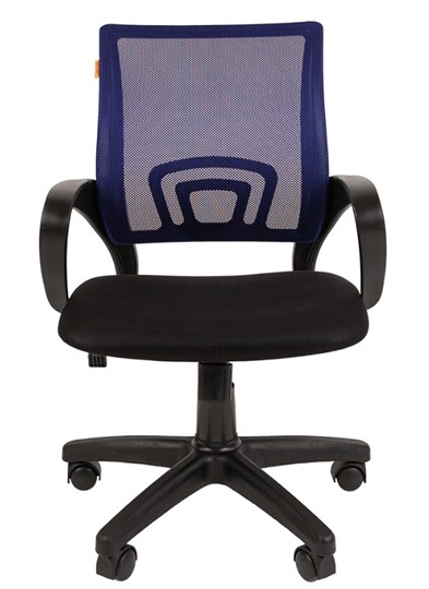 Офисное кресло CHAIRMAN 696 black Сетчатый акрил DW61 синий в Саратове - изображение 1