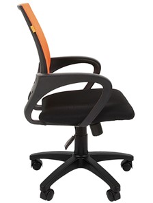 Офисное кресло CHAIRMAN 696 black Сетчатый акрил DW66 оранжевый в Энгельсе - предосмотр 5