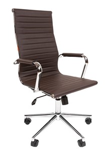 Кресло офисное CHAIRMAN 755, коричневое в Энгельсе