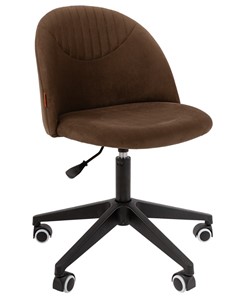 Кресло компьютерное CHAIRMAN HOME 119, коричневое в Саратове