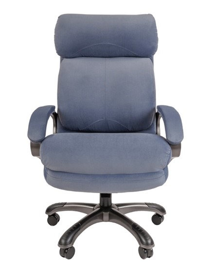 Компьютерное кресло CHAIRMAN HOME 505, велюр голубое в Энгельсе - изображение 3