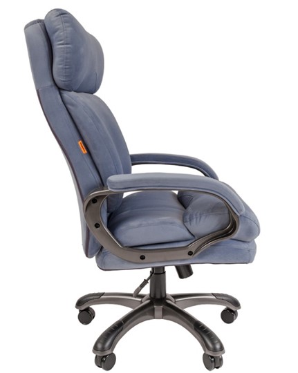 Компьютерное кресло CHAIRMAN HOME 505, велюр голубое в Энгельсе - изображение 4