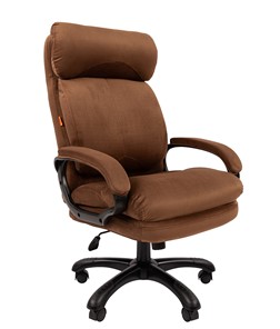Кресло офисное CHAIRMAN HOME 505, велюр коричневое в Саратове