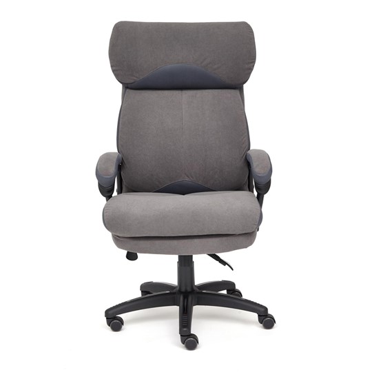 Компьютерное кресло DUKE флок/ткань, серый/серый, 29/TW-12 арт.14039 в Саратове - изображение 1