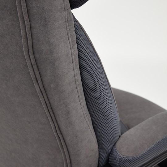Компьютерное кресло DUKE флок/ткань, серый/серый, 29/TW-12 арт.14039 в Саратове - изображение 17