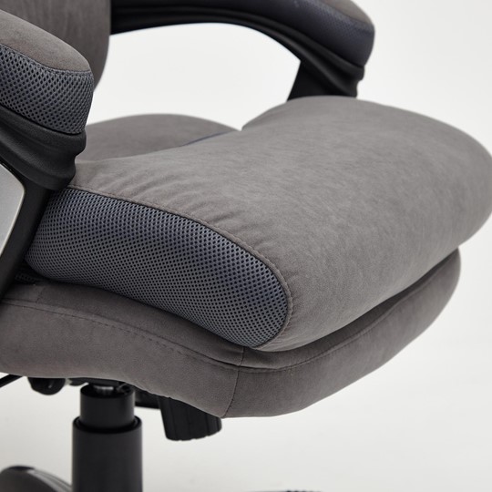 Компьютерное кресло DUKE флок/ткань, серый/серый, 29/TW-12 арт.14039 в Саратове - изображение 23